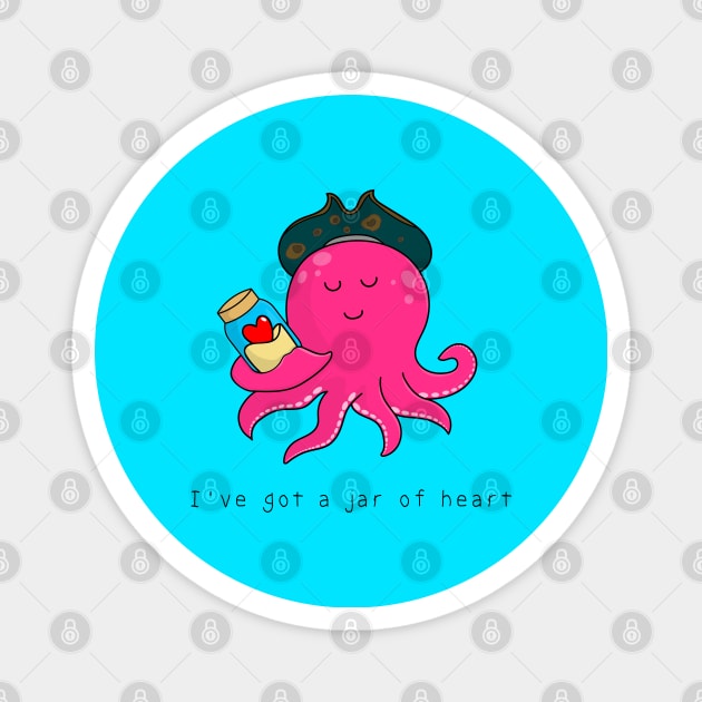 cute octopus Magnet by wordspotrayal